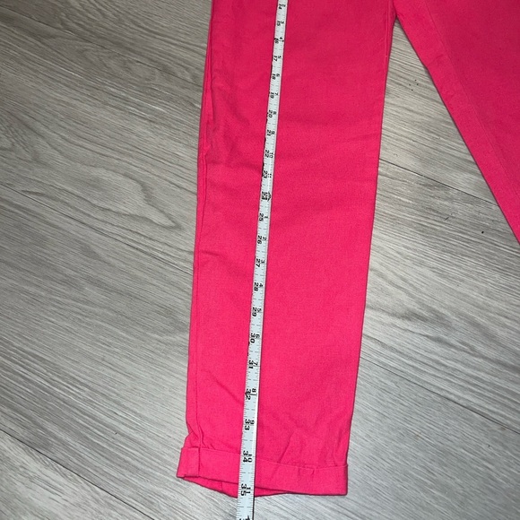 J crew factory  linen cotton blend drawstring pant. Size 0. NWOT - Picture 7 of 7